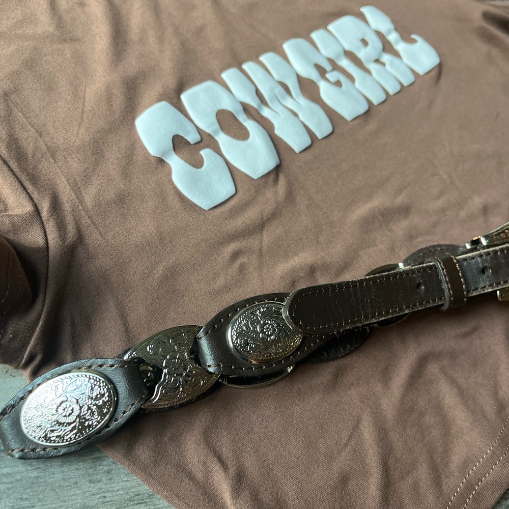 Leather western belt 🤠